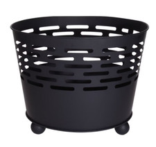 Black Outdoor Fire Basket