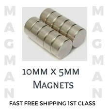 N52 Very Strong Magnets 10mm x