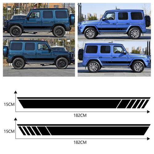 2pcs car side - body, racing