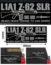 L1A1 7.62 SLR Car Sticker, SLR Window Sticker, SLR Sticker