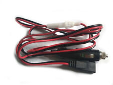 CB RADIO POWER LEAD - 3 PIN PRESIDENT - AUDIOLINE COBRA FITTED LIGHTER PLUG