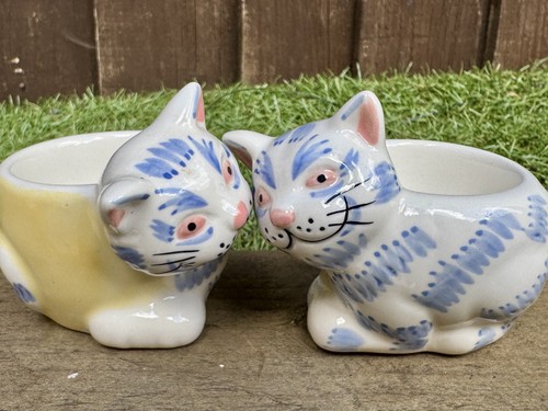 Vintage ceramic cat - ceramic,