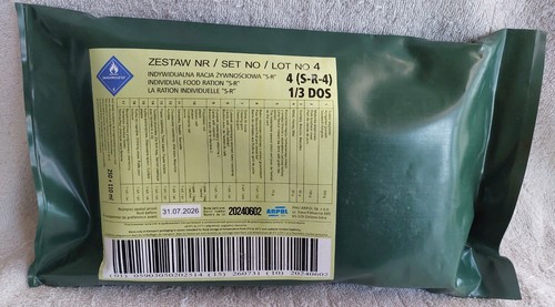 Polish ration pack menu - polish,