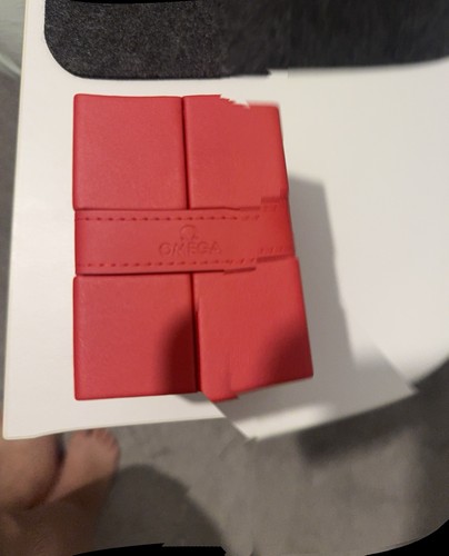 Omega genuine red leather - omega,