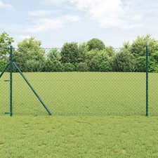 Chain Link Fence Green 10 x