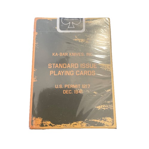 Kabar playing cards single - kabar,