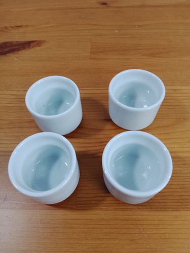 Porcelite egg cups - 4,