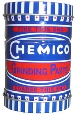 Chemico Grinding Paste double ended tin with fine & coarse paste