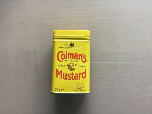 Colman mustard tins - x,
