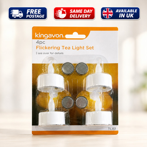 4pc led flickering tea - 4pc,