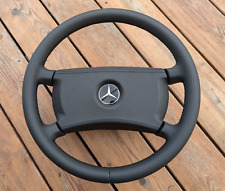 NEW LEATHER Mercedes W126 W124 W201 123 190 S R107 OEM Steering Wheel 400 MM