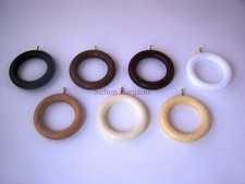 Solid Wooden Curtain Rings - 9