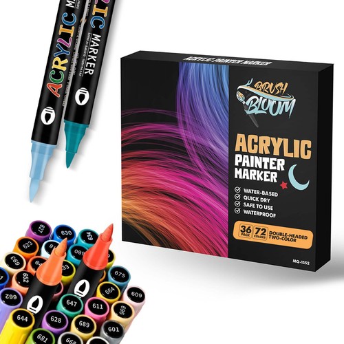 Brush bloom acrylic paint - bloom,