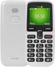 DORO 5030 SIMPLE BIG BUTTON MOBILE PHONE-UNLOCKED WITH NEW CHARGAR AND WARRANTY