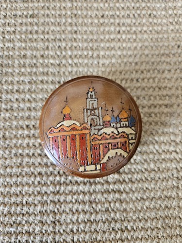 Small round wooden - wooden, with