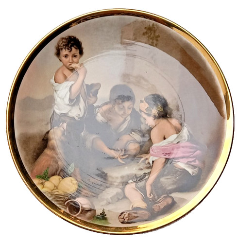 Vtg bone china plate crown - vtg,