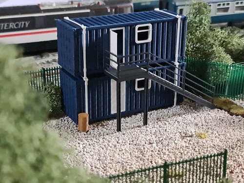 Model railway container cabin - railway,