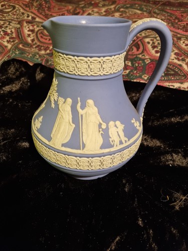 Wedgewood blue and - blue, white