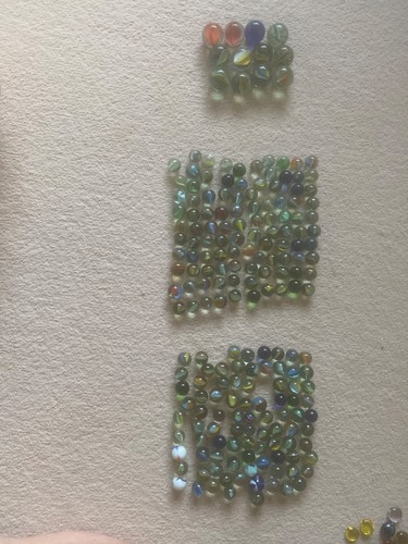 Glass marbles 190 - glass, and