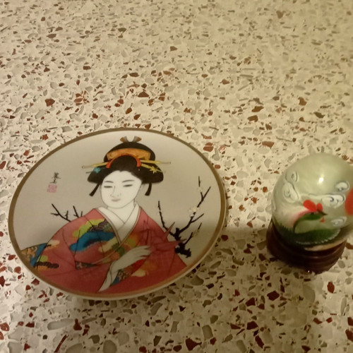 John jenkins porcelain geisha - porcelain,