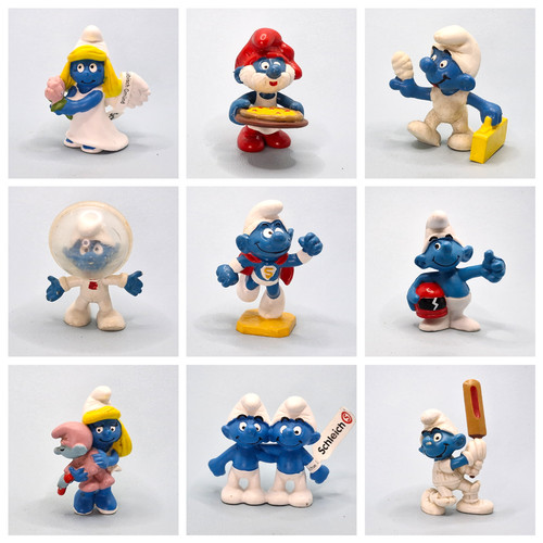 Vintage smurf figures peyo - figures,
