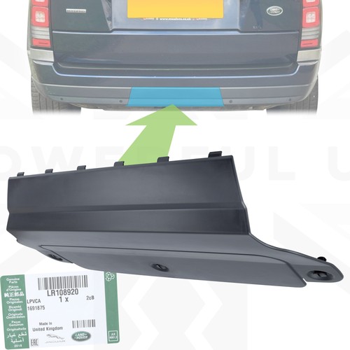 Genuine rear tow eye cover - rear,