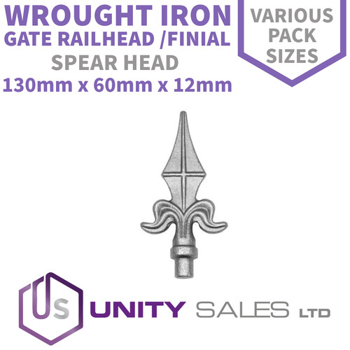 130mm 60mm wrought iron - 130mm,