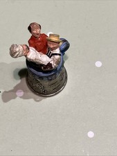 Vintage Hand Painted Pewter