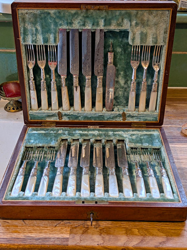24pc victorian cutlery set - victorian,