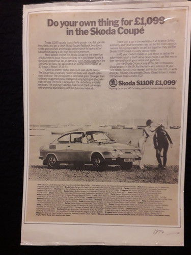Skoda coupe s110r - coupe,