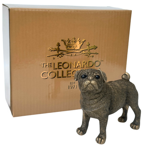 Pug dog figurine ornament - dog,