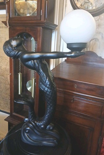 Vintage ceramic table lamp - ceramic,