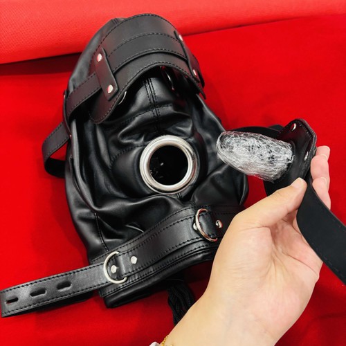 Leather head hood gimp - pu,