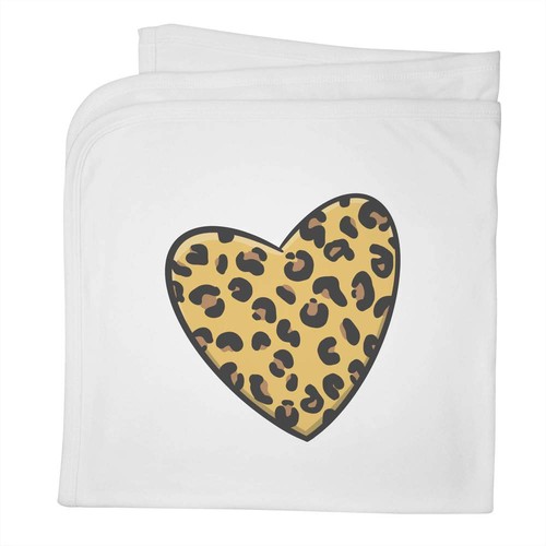 Leopard print heart cotton - print,