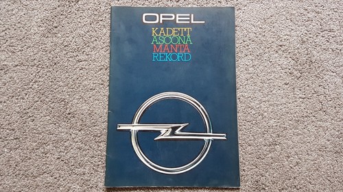Opel kadett ascona - opel,