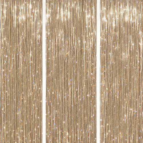 Pack foil fringe backdrop - foil,