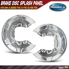 2x Brake Disc Dust Shield Rear
