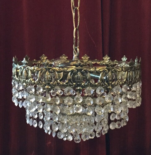 Antique chandelier 4 tiers - antique,
