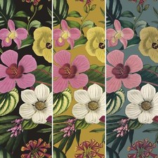 Rasch Floral Leaf Wallpaper