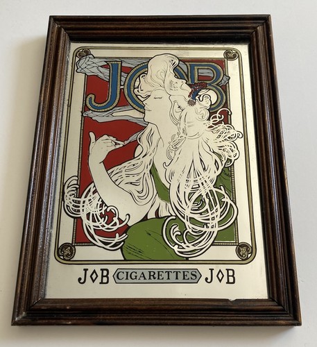 Vintage 1970s mucha mirror - mirror,