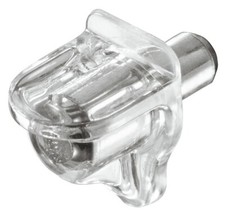 Clear glass wood shelf - clear,
