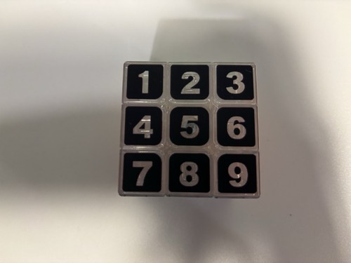 3x3x3 clear sudoku - clear, used
