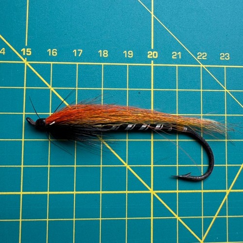 Large vintage salmon fly - large,