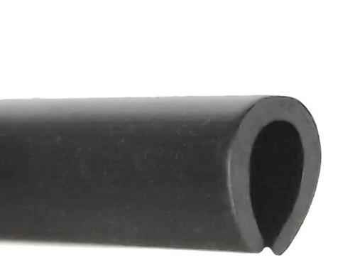 Medium black rubber channel - medium,