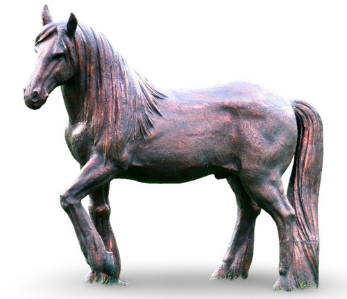 Cob horse statue - horse, large