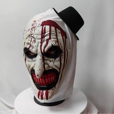 Halloween Latex Mask Terrifier Art The Clown Mask Cosplay Party Fancy Dress Prop