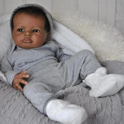 African reborn baby doll - african,