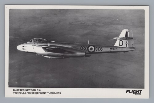Gloster meteor real photo - f.8,