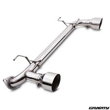 STAINLESS EXHAUST SILENCER BACK BOX DELETE FOR TOYOTA GT86 SUBARU BRZ FA20 12+