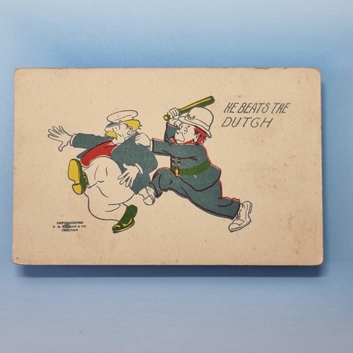 Comic postcard c1920 american - comic,